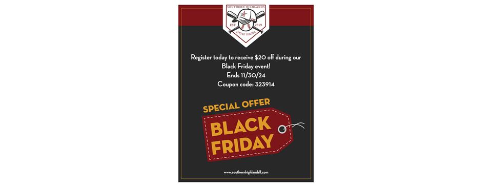 Black Friday Discount